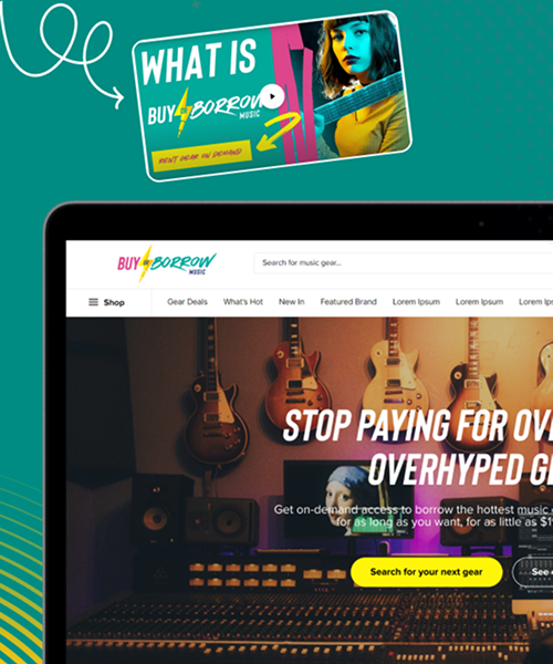 Buy or Borrow Music UI